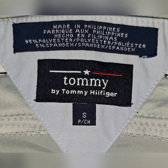 Tommy Hilfiger Y2K Slip Dress Silver Blue Satin Spaghetti Strap Sz S - Picture 14 of 16